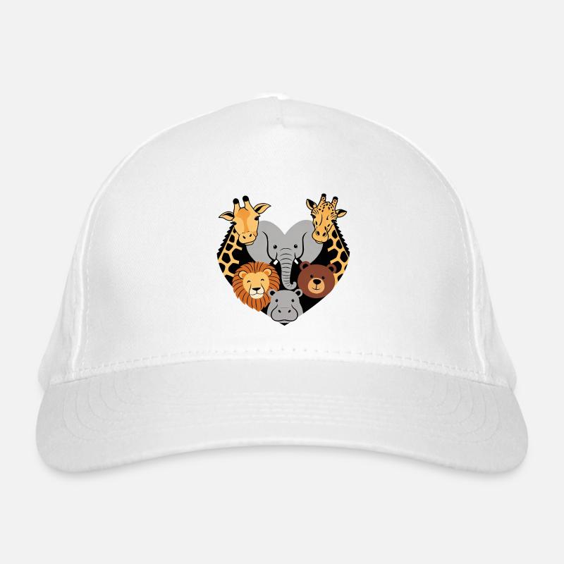 Tierliebe Bio-Baseballkappe