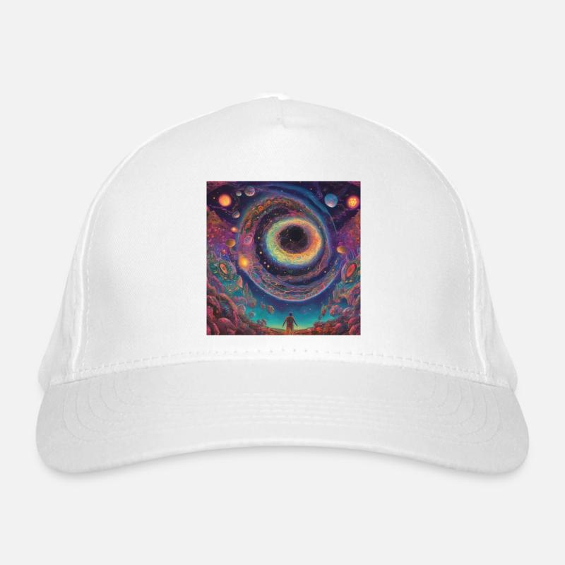 Kosmischer Augenvortex Bio-Baseballkappe