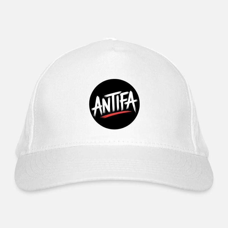 Antifa – Antifaschistisches Merch Bio-Baseballkappe