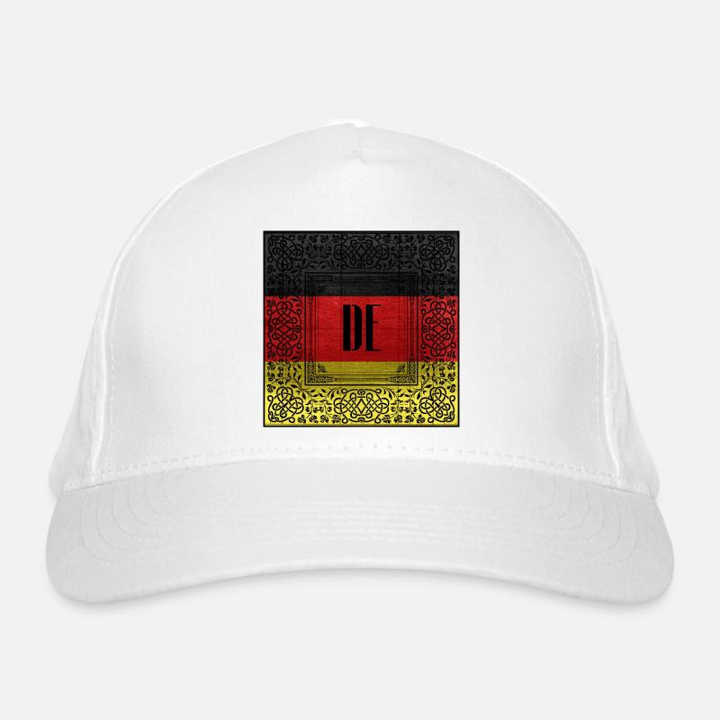 Ornement de drapeau antique DE Casquette classique bio