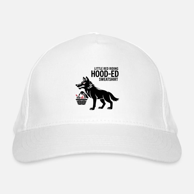 Märchen Wolf mit Korb Bio-Baseballkappe