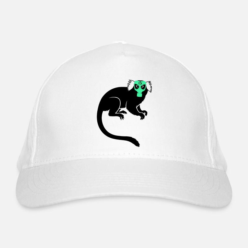 Tamarin Singe proteste contre le masque à gaz Casquette classique bio
