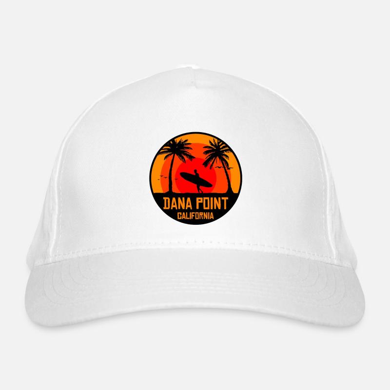 Coucher de soleil sur les surfs de Dana Point Casquette classique bio