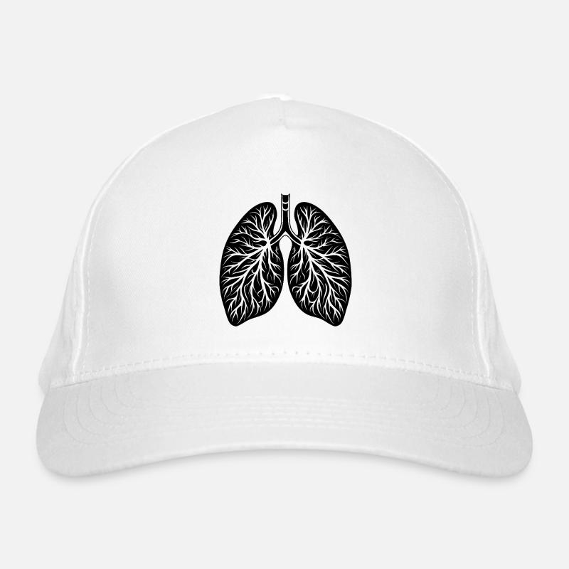 Lungs Organic Baseball Cap