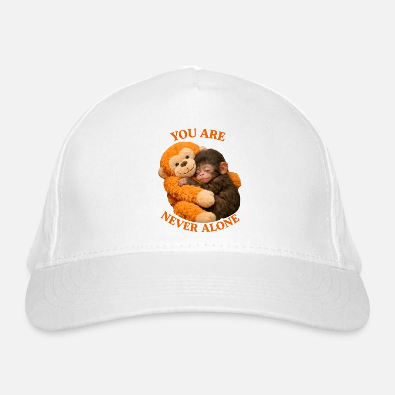 Bébé Monkey Punch avec Peluche Tu N’es Jamais Seul Casquette classique bio