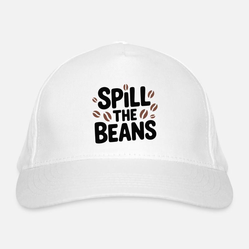 Spill the Beans Coffee Tee Organic Baseball Cap