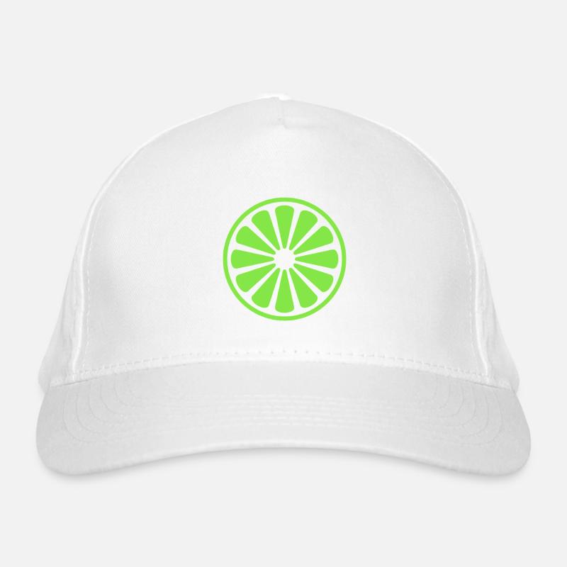Lime slice Organic Baseball Cap