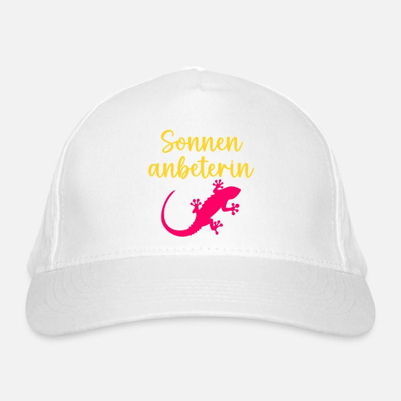 Sun worshipper Lizard Summer Sun Organic Baseball Cap