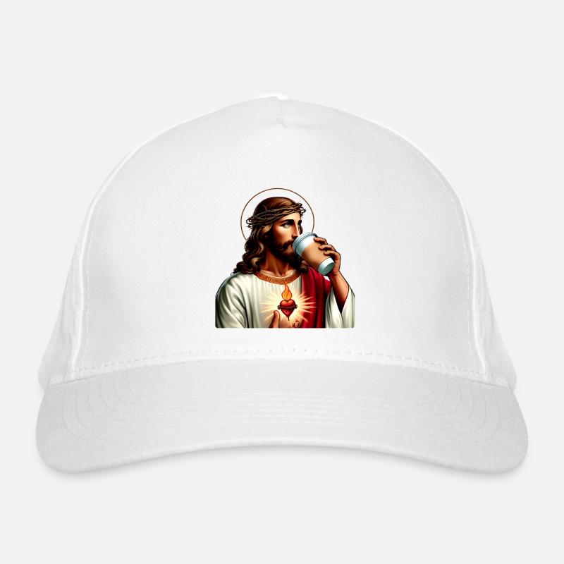Sacred Heart Moderner Kaffee Bio-Baseballkappe