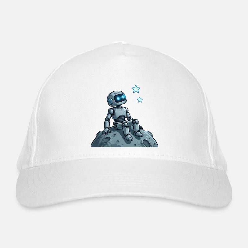 9 Der nachdenkliche Roboter Bio-Baseballkappe