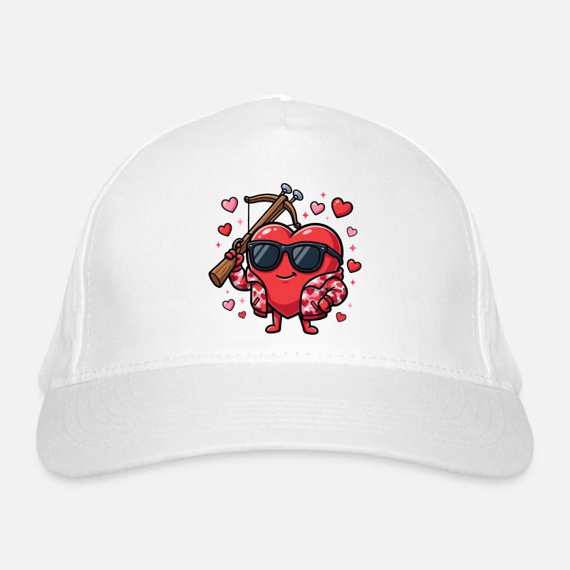 Funny Bowhunter Valentine's Day for Men Organic Baseball Cap