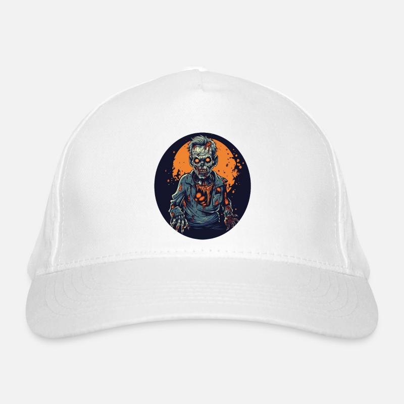 Halloween - Zombie - Horror - Hexe Bio-Baseballkappe