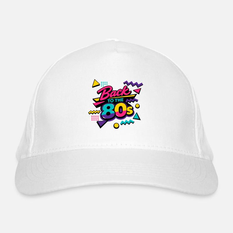 Back to the 80s Neon Retro Bio-Baseballkappe