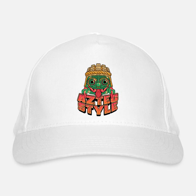Aztekischer Stil Bio-Baseballkappe