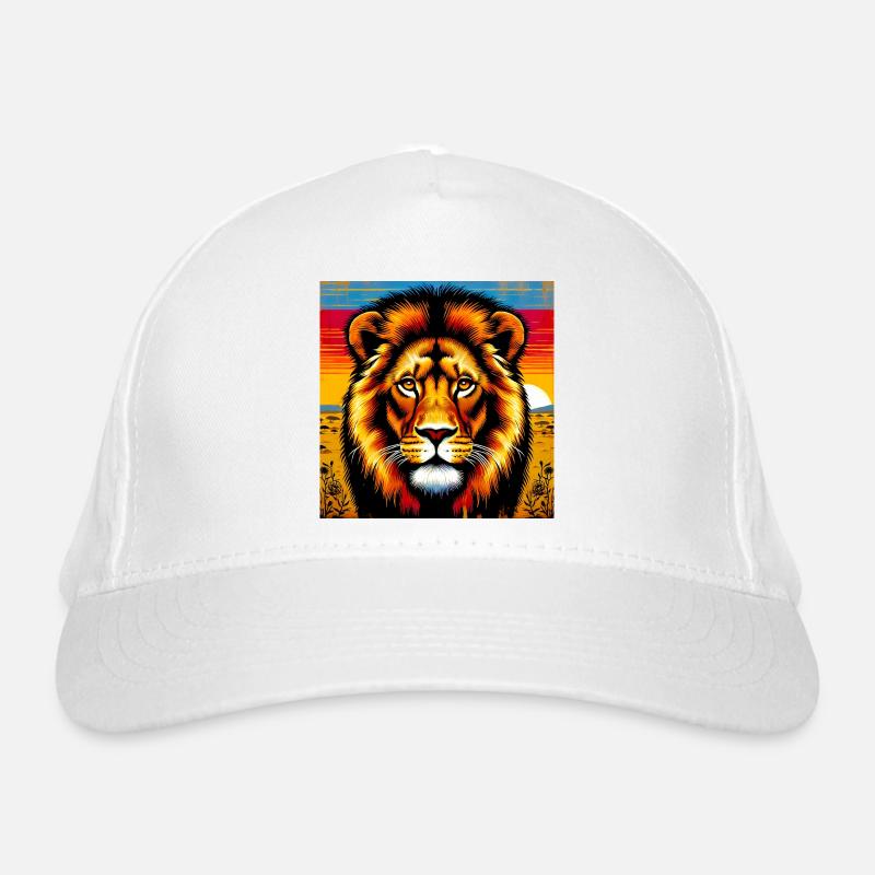 lion Organic Baseball Cap
