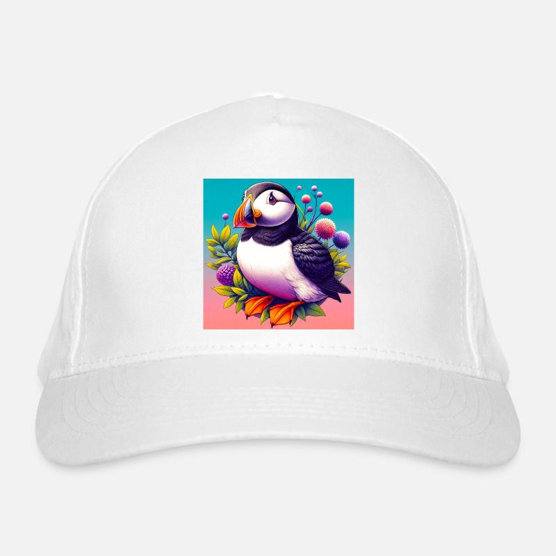 Papageitaucher Bio-Baseballkappe