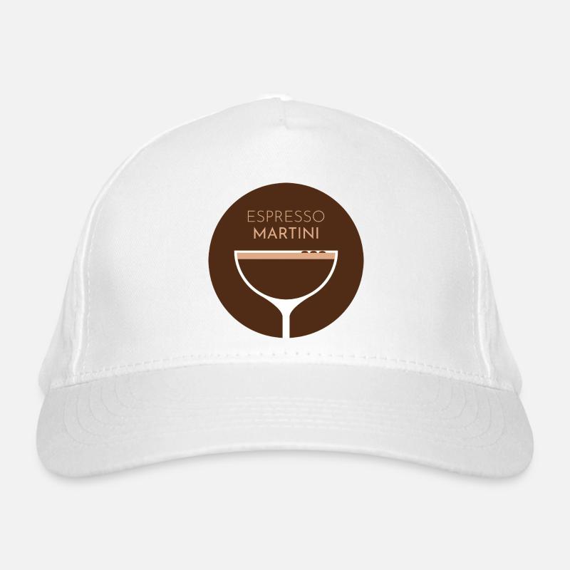 Cocktail Espresso Martini - Décor de couleur plate Casquette classique bio