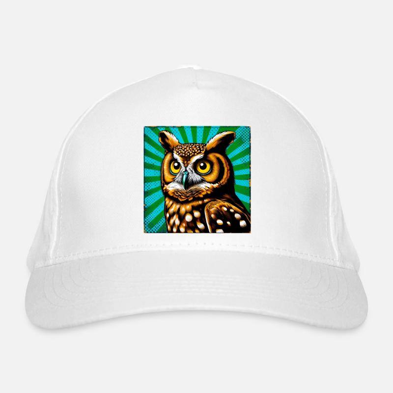 Eule Bio-Baseballkappe