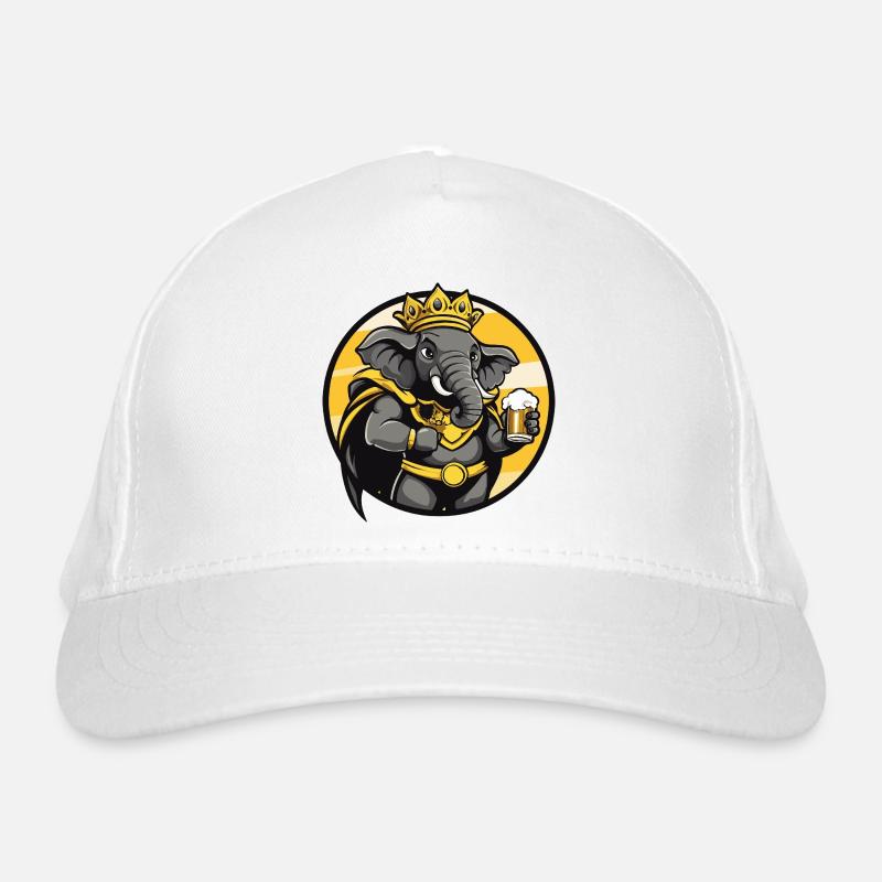 Elephant Beer Funny Organic Baseball Cap