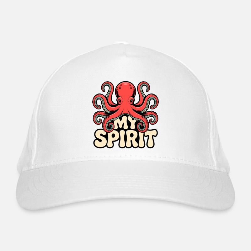 Octopus Vibes Bio-Baseballkappe
