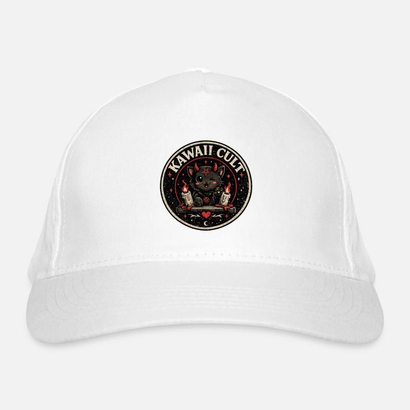 Hell_Cat Organic Baseball Cap