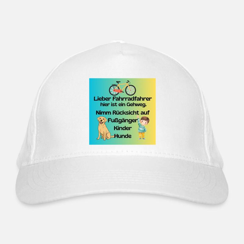 Fahradfahrer Bio-Baseballkappe