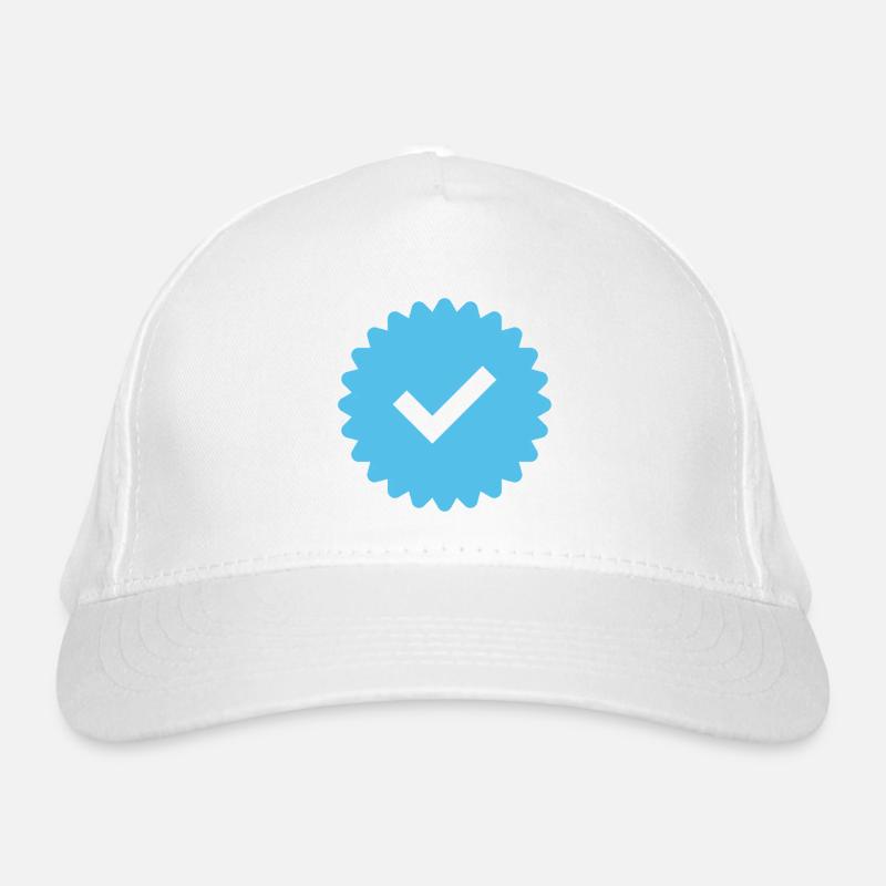 Blue Tick Badge Casquette classique bio