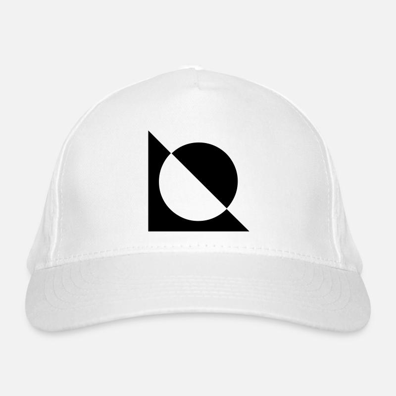 Black and white Organic Baseball Cap