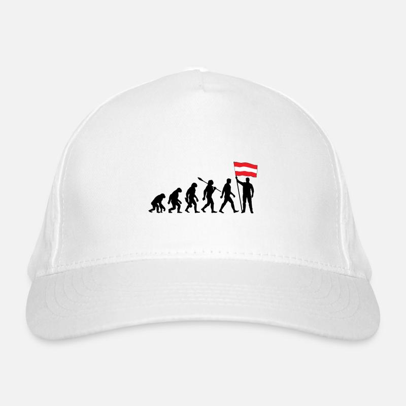 Osterreich - Evolution - Flagge - Nation Bio-Baseballkappe