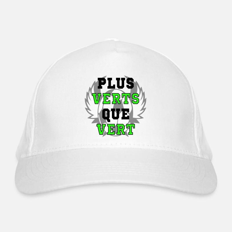 PLUS VERTS QUE VERT - St Etienne ASSE Casquette classique bio