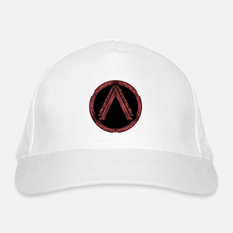 Sparta Lambda Symbol Rot Bio-Baseballkappe