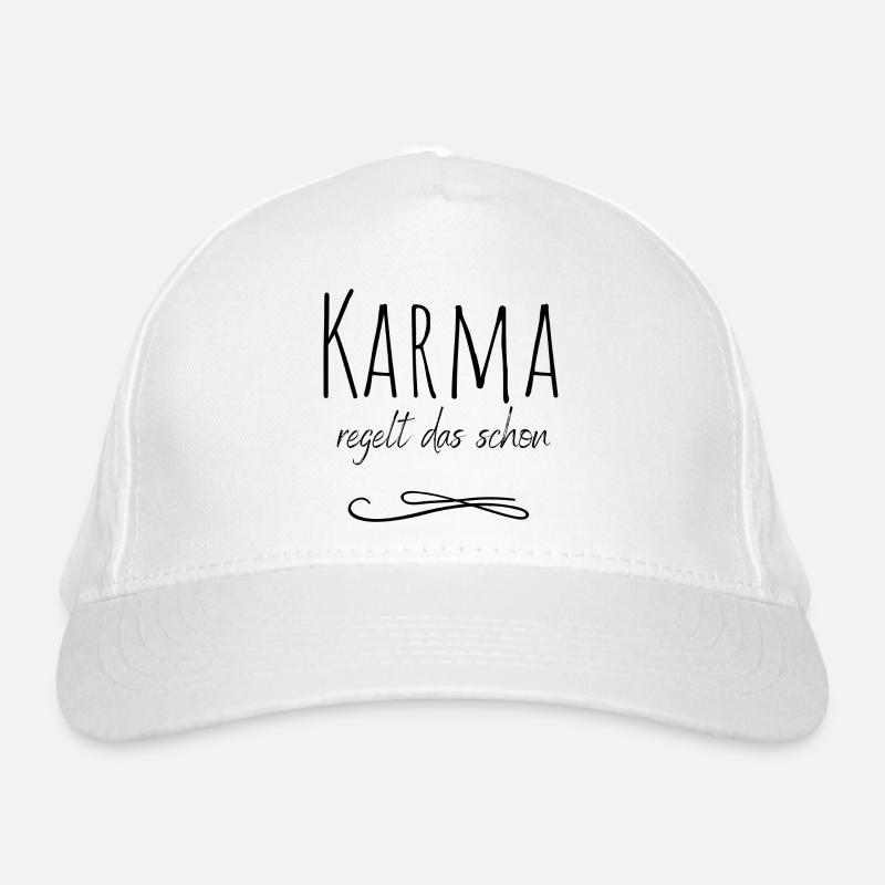 Karma regelt das schon Bio-Baseballkappe