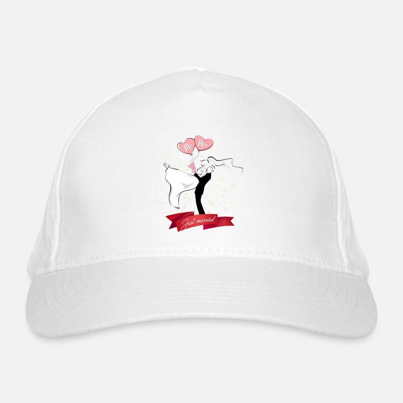 Geschenkidee zur Hochzeit oder zum Hochzeitstag Bio-Baseballkappe