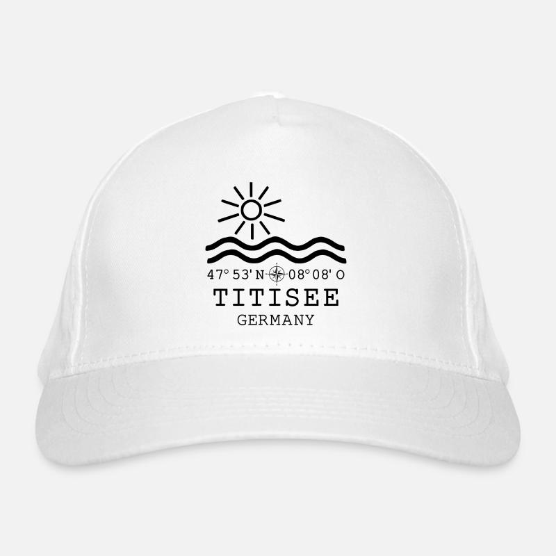 Titisee Neustadt Black Forest coordinates Organic Baseball Cap