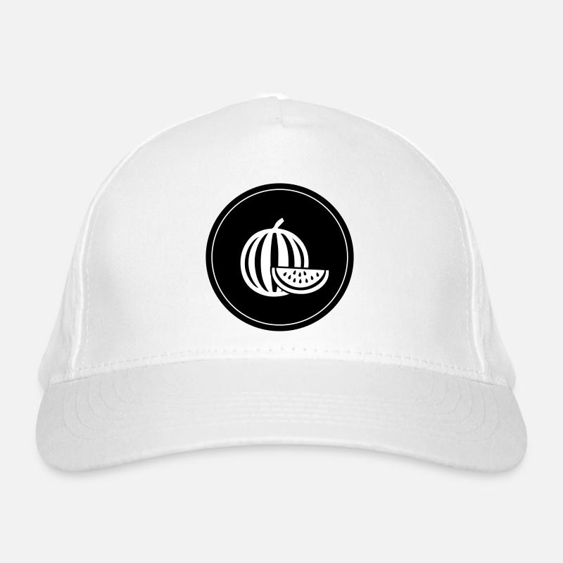 Melone Frucht Bio-Baseballkappe