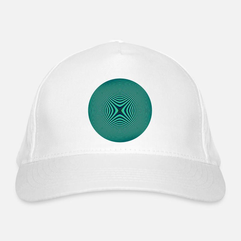 Cercle avec illusion d’optique Casquette classique bio
