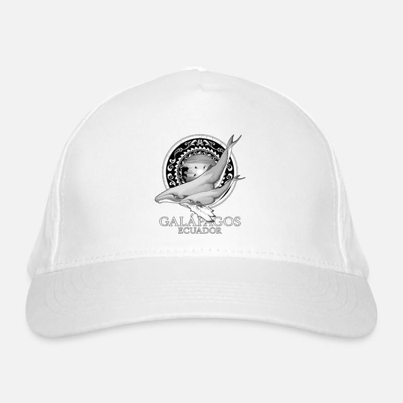 Buckelwale Galápagos Ecuador Bio-Baseballkappe
