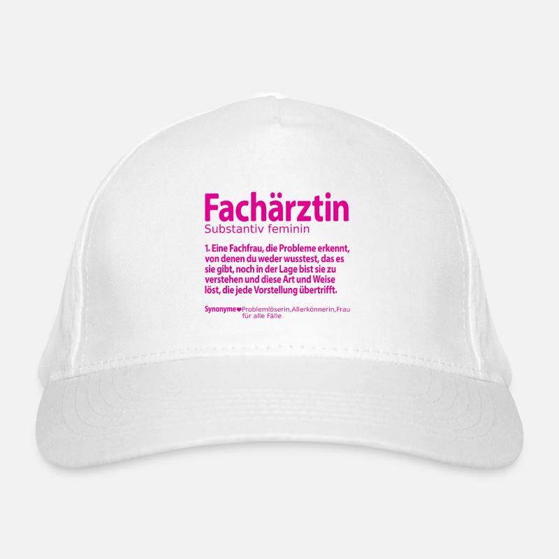 Fachärztin Definition Abschied Abschiedsgeschenk Bio-Baseballkappe