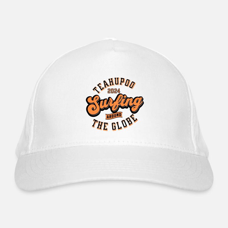 Teahupoo surfing around the globe Casquette classique bio