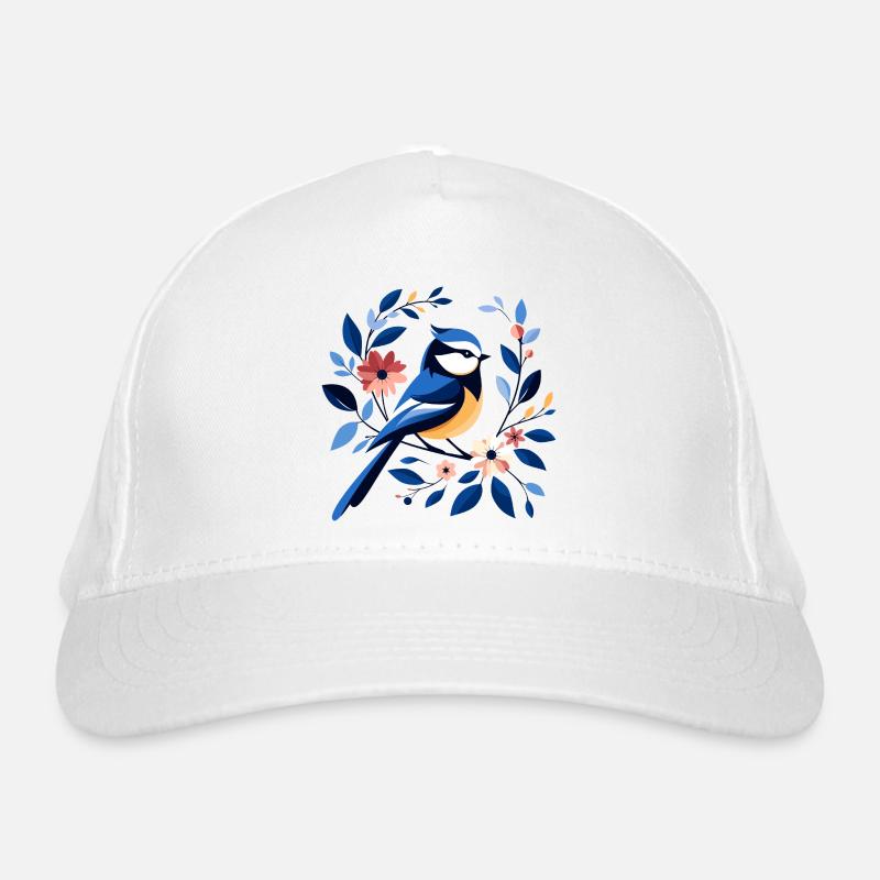 Blue Organic Baseball Cap