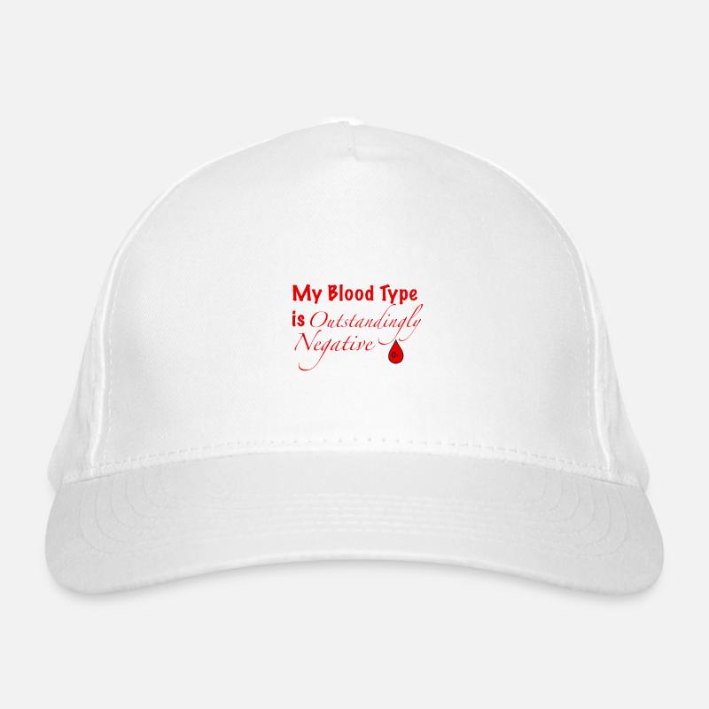 Blood Type O- Organic Baseball Cap
