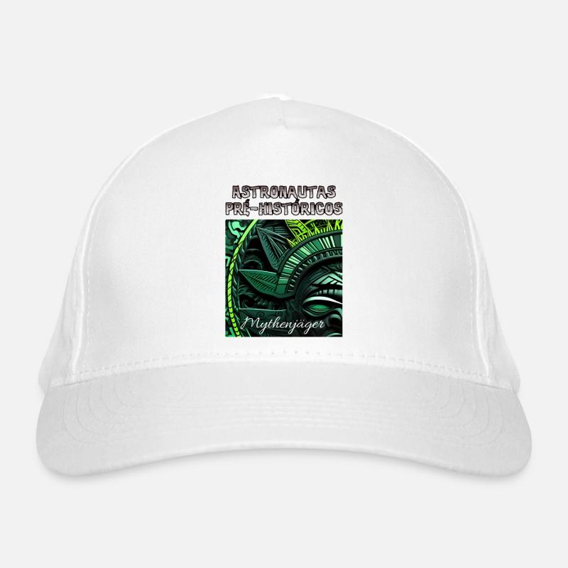 Mythenjäger - Bio-Baseballkappe - Weiß