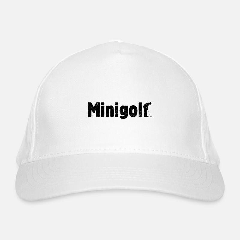 Minigolf - Miniatur Golf - Bahnengolf Bio-Baseballkappe