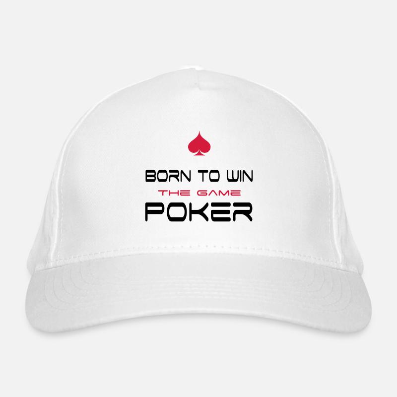 poker Casquette classique bio