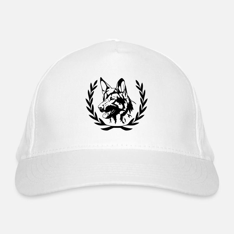 Schäferhund Bio-Baseballkappe