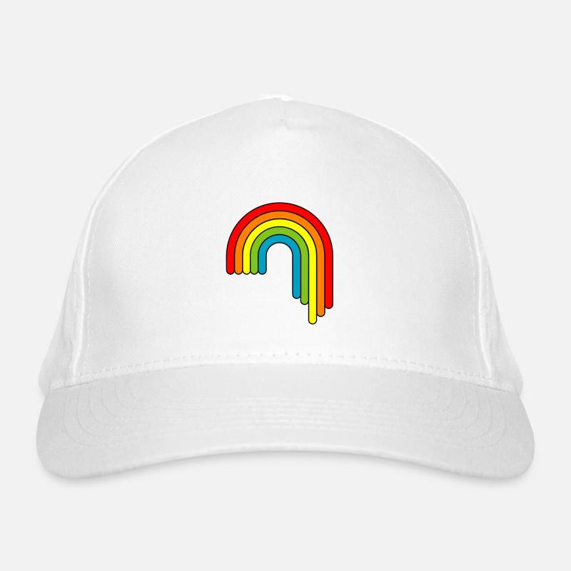 Regenbogen Rainbow Organic Baseball Cap