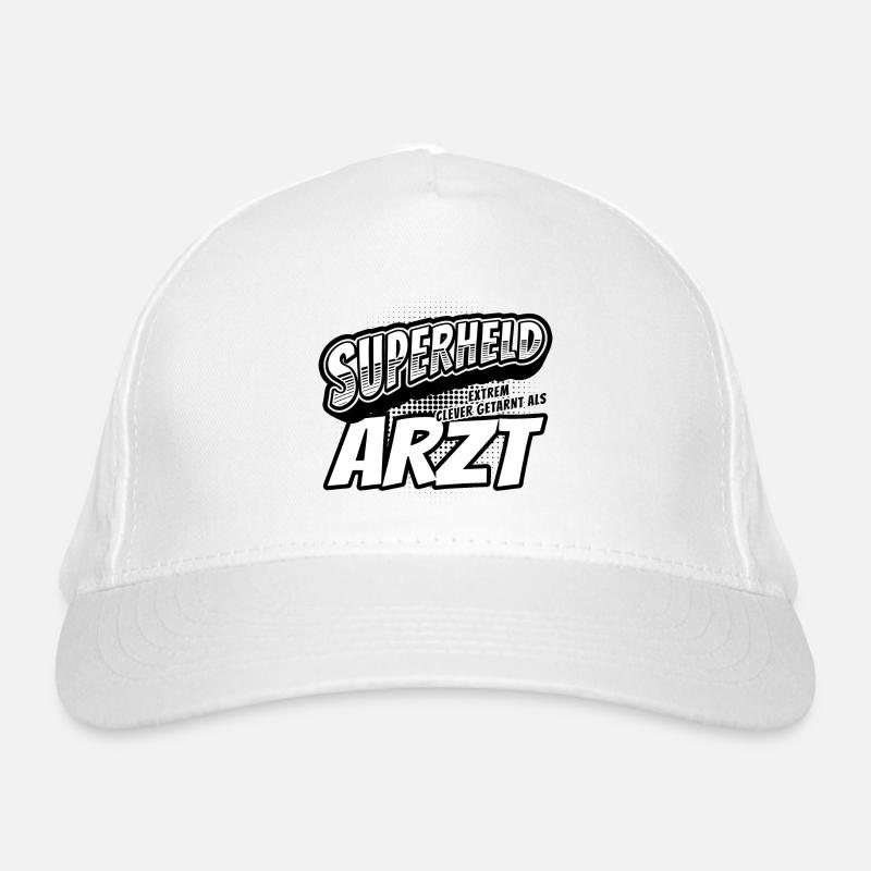 Superheld, clever getarnt als Arzt Bio-Baseballkappe