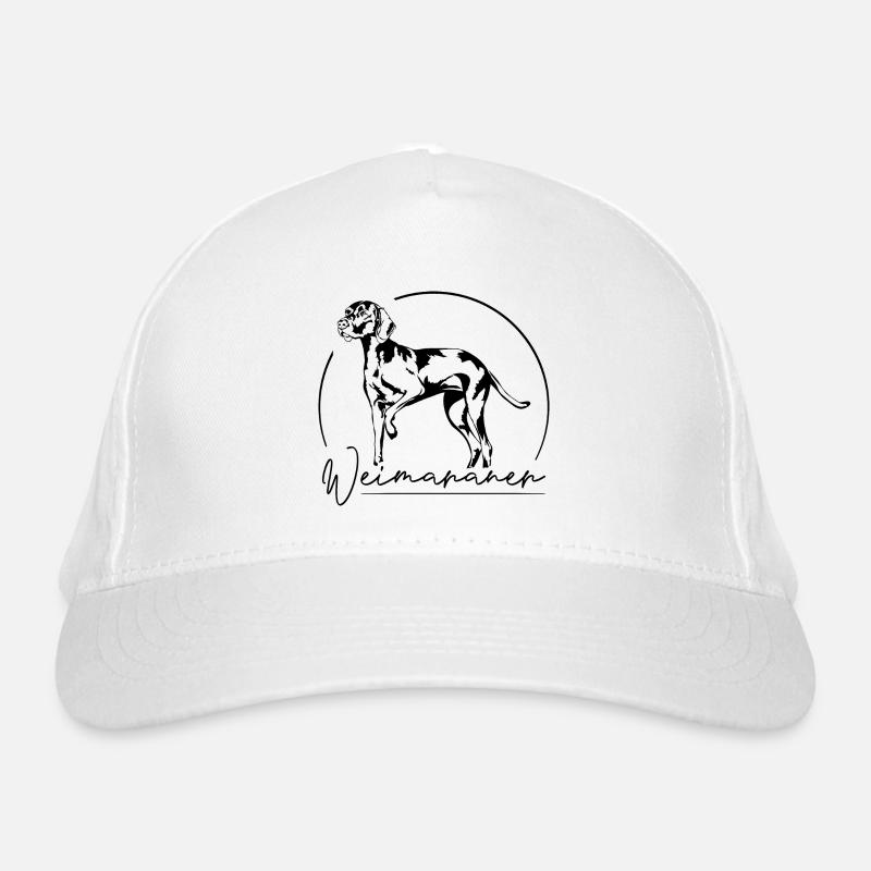 WEIMARANER chien de chasse debout chien de chasse Wilsigns Casquette classique bio