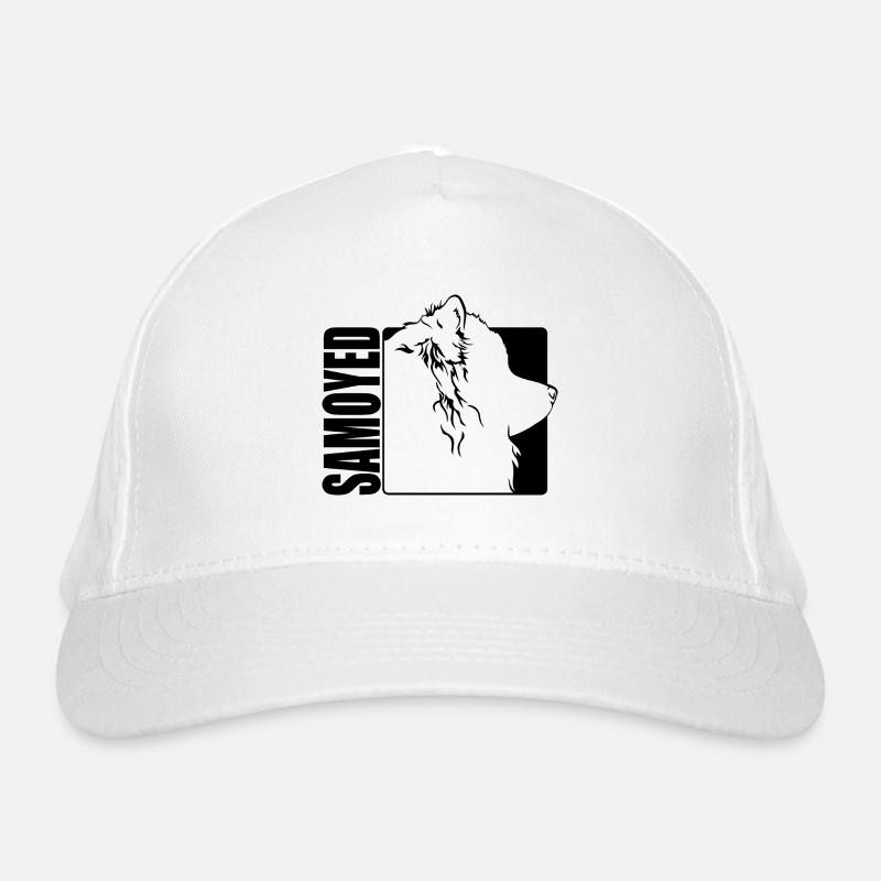 Samoyed Profil Hunde Hund Wilsigns Bio-Baseballkappe
