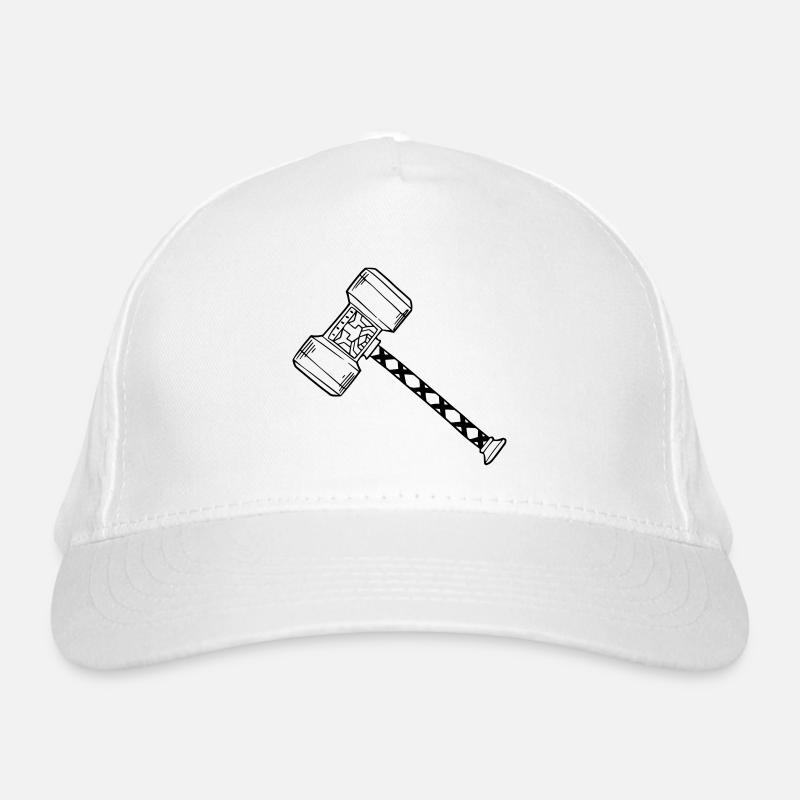 Dwarf Battle Hammer Organic Baseball Cap